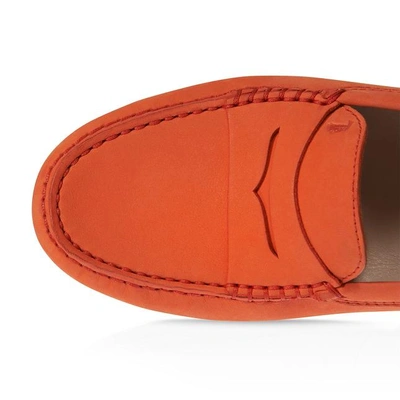 Shop Tod's Gommino Driving Shoes In Nubuck