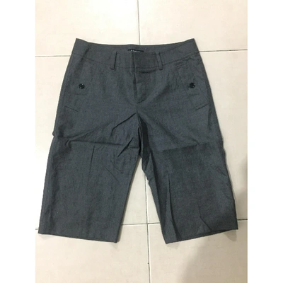 BURBERRY Pre-owned Grey Cotton Shorts
