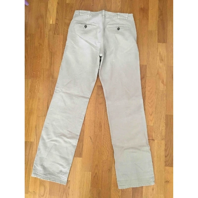 Pre-owned Golden Goose Chino Pants In Ecru