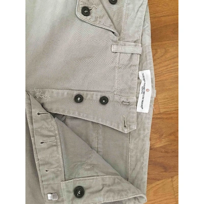 Pre-owned Golden Goose Chino Pants In Ecru