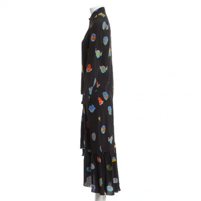 Pre-owned Stella Mccartney Silk Mid-length Skirt In Black