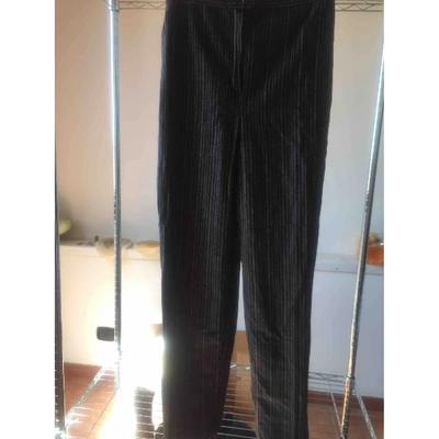 Pre-owned Valentino Grey Trousers