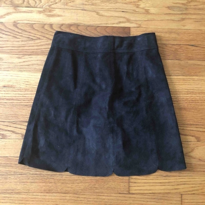 Pre-owned Isabel Marant Étoile Black Suede Skirt