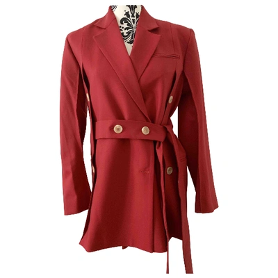 Pre-owned Eudon Choi Red Wool Jacket