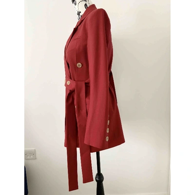 Pre-owned Eudon Choi Red Wool Jacket