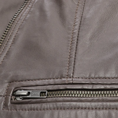 Pre-owned Muubaa Grey Leather Jacket