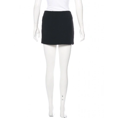 Pre-owned Costume National Mini Skirt In Black