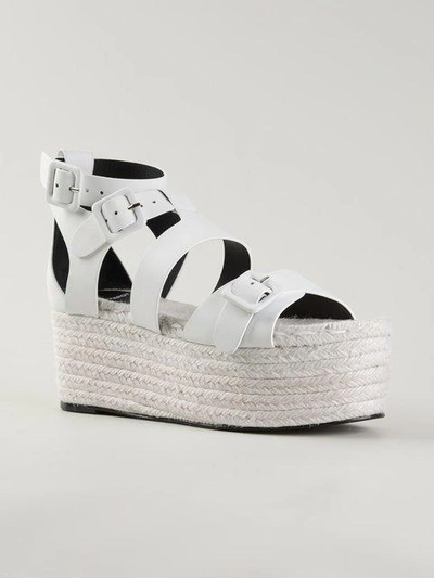 Shop Pierre Hardy Platform Buckle Sandals