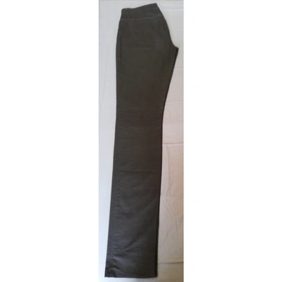 Pre-owned Helmut Lang Slim Pants In Black