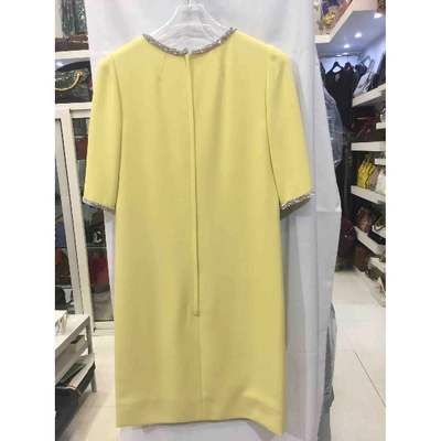 Pre-owned Dolce & Gabbana Yellow Dress