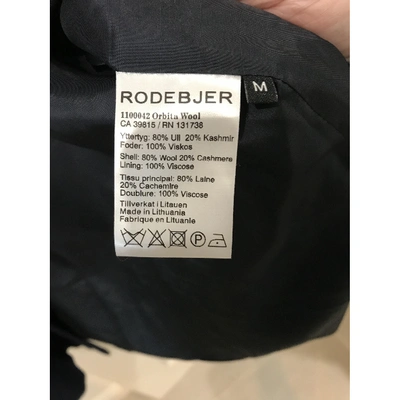 Pre-owned Rodebjer Wool Jacket In Navy