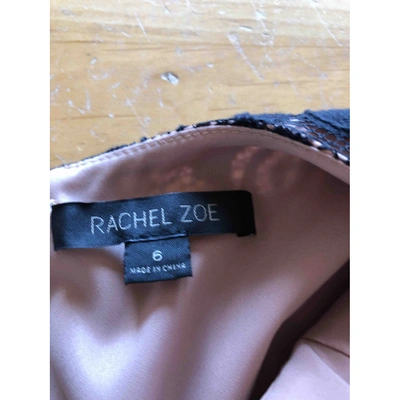 Pre-owned Rachel Zoe Mini Dress In Black