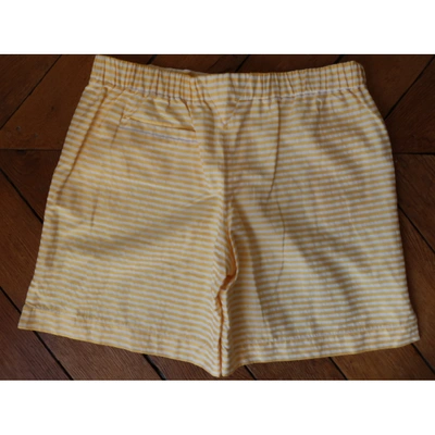 Pre-owned Balenciaga Yellow Cotton Shorts