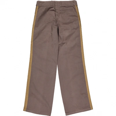 Pre-owned Dries Van Noten Straight Pants In Brown
