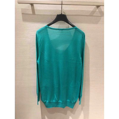 Pre-owned Malo Cashmere Jumper In Green