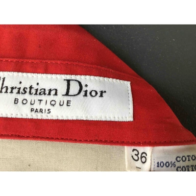 Pre-owned Dior Jacket In Red