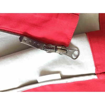 Pre-owned Dior Jacket In Red