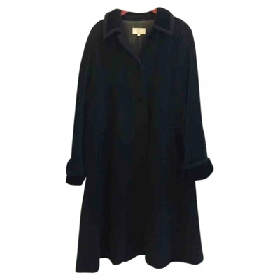 Pre-owned Valentino Wool Coat In Black