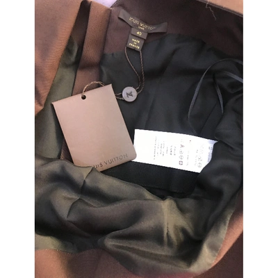 Pre-owned Louis Vuitton Mid-length Dress In Brown