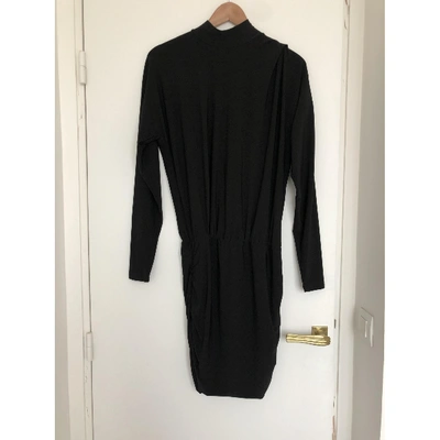 Pre-owned Gestuz Mini Dress In Black