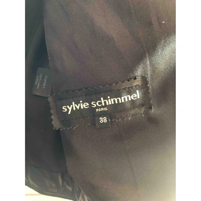 Pre-owned Sylvie Schimmel Black Exotic Leathers Leather Jacket