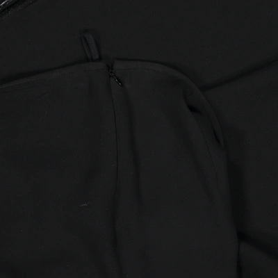 Pre-owned Emanuel Ungaro Silk Large Pants In Black
