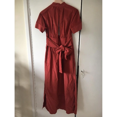 Pre-owned Rosie Assoulin Maxi Dress In Red