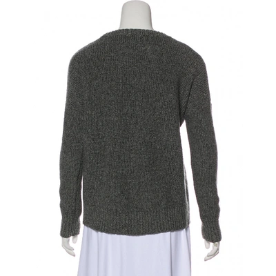 Pre-owned Theory Wool Jumper In Grey