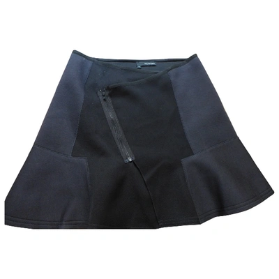 Pre-owned The Kooples Mini Skirt In Black