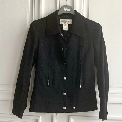 Pre-owned Barbara Bui Wool Jacket In Black