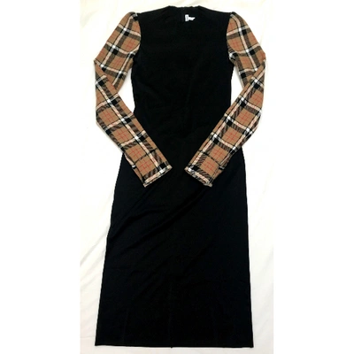 Pre-owned Loewe Mid-length Dress In Black