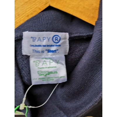 Pre-owned A Bathing Ape Navy Cotton  Top