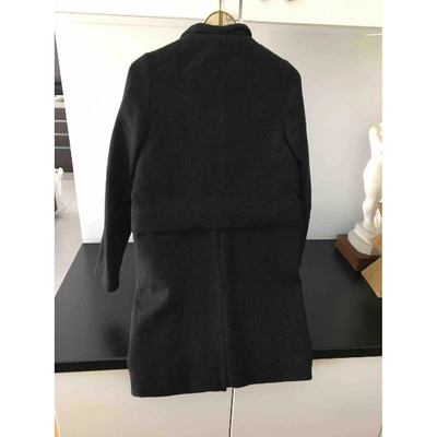 Pre-owned Marni Wool Coat In Anthracite