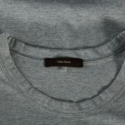 Pre-owned Vera Wang Grey Cotton Top