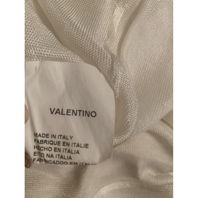 Pre-owned Valentino Jersey Top In Yellow