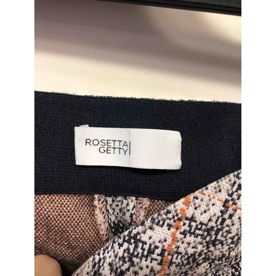 Pre-owned Rosetta Getty Multicolour Trousers