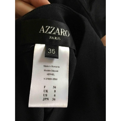 Pre-owned Azzaro N Black Silk Dress