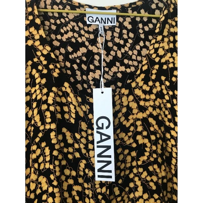 Pre-owned Ganni Spring Summer 2019 Yellow Dress