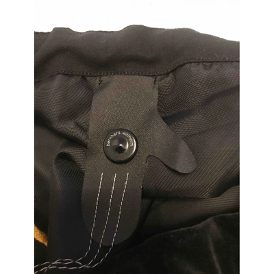 Pre-owned Bernhard Willhelm Velvet Mid-length Skirt In Black