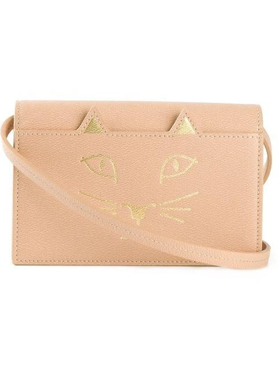 Shop Charlotte Olympia 'feline' Shoulder Bag