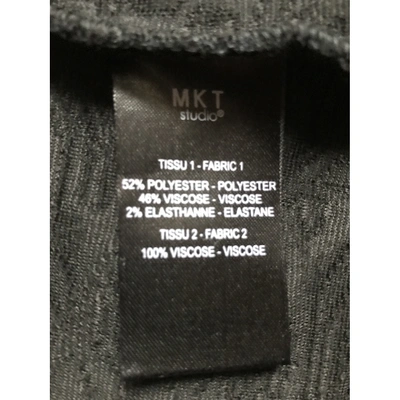 Pre-owned Mkt Studio Mini Dress In Black