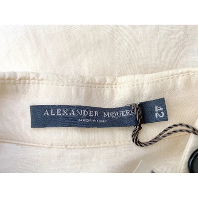 Pre-owned Alexander Mcqueen Shirt In Beige