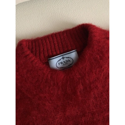 Pre-owned Prada Wool Jumper In Red