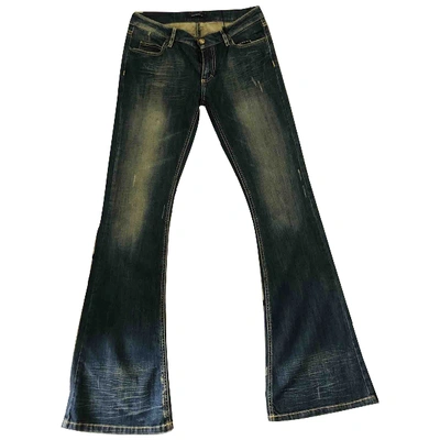 Pre-owned Plein Sud Blue Cotton - Elasthane Jeans