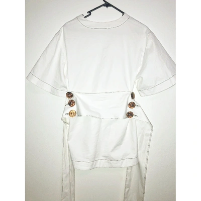 ELLERY Pre-owned White Cotton Top