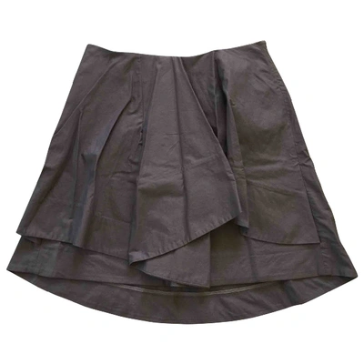 Pre-owned Cos Skirt In Grey