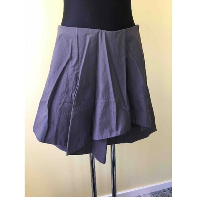 Pre-owned Cos Skirt In Grey