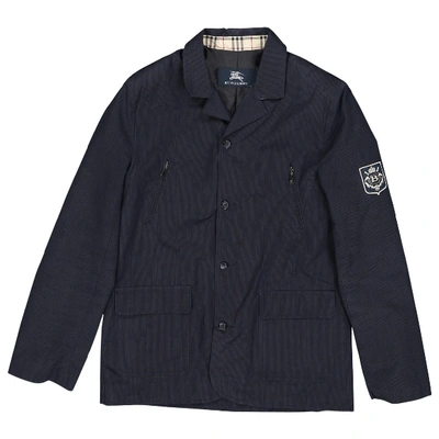Pre-owned Burberry Jacket In Navy
