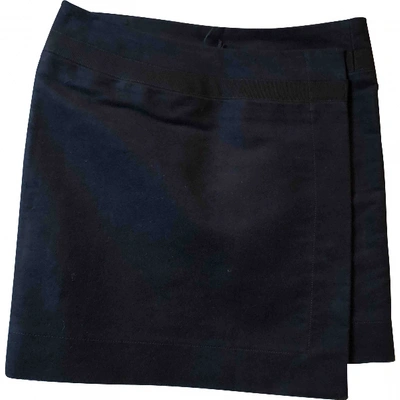 Pre-owned Atlantique Ascoli Mini Skirt In Navy