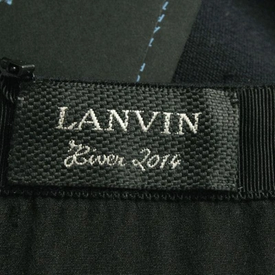 Pre-owned Lanvin Blue Wool Skirt